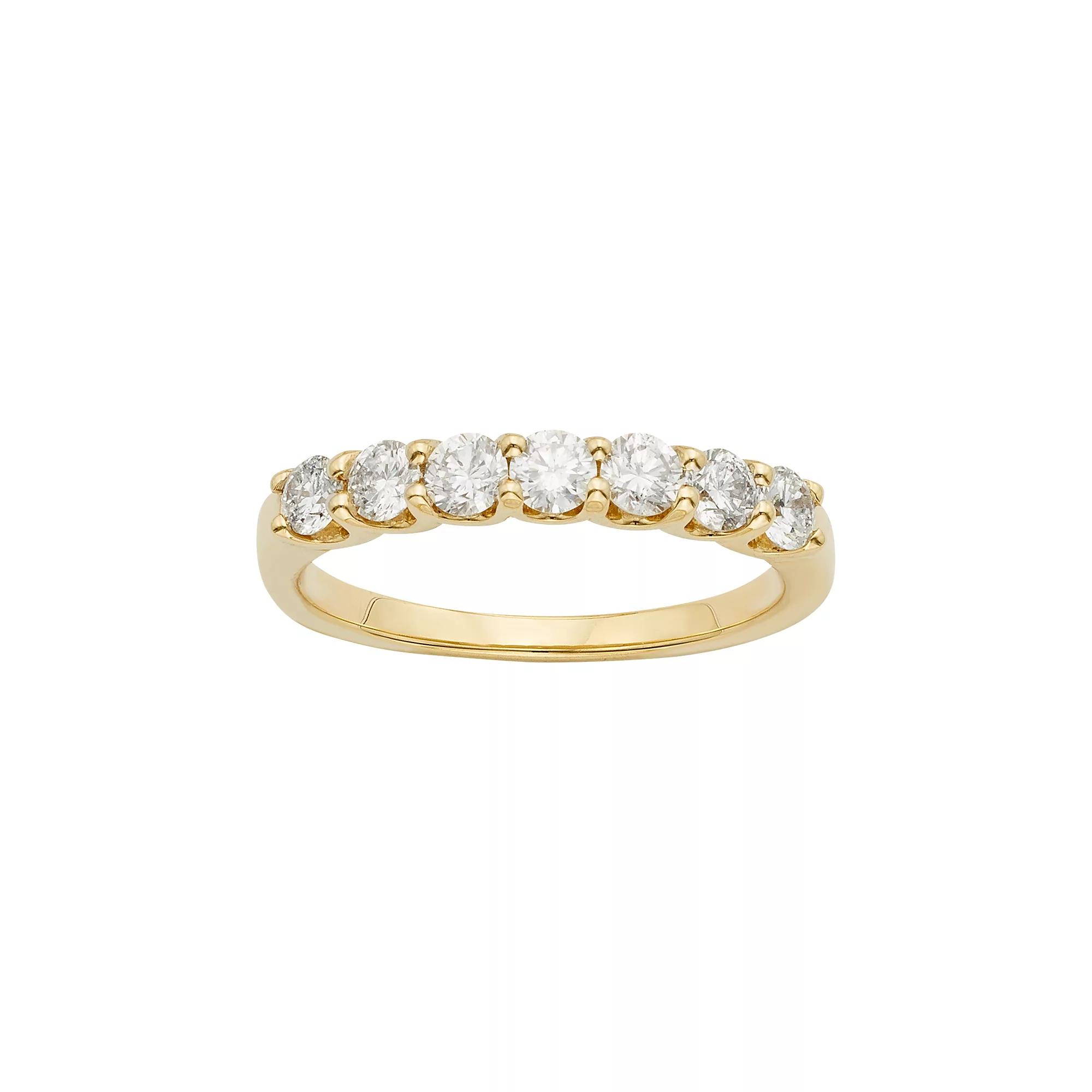 The Regal Collection IGL Certified Diamond Wedding Ring in 14k Gold (3/4 Carat T.W.), Women's, Size: 5, Yellow Product Image
