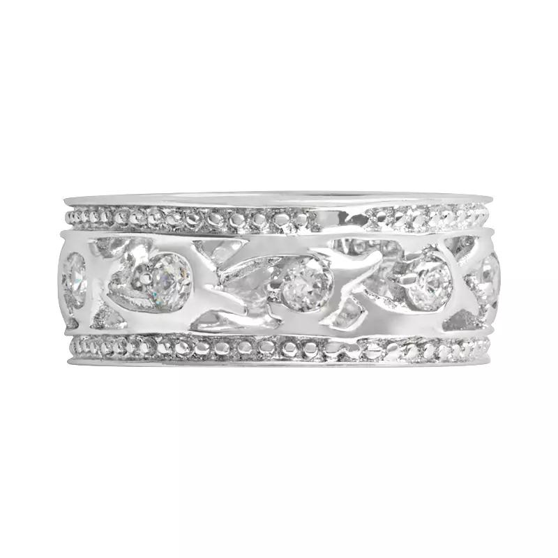 Traditions Jewelry Company Sterling Silver Textured Ring, Women's,  Product Image