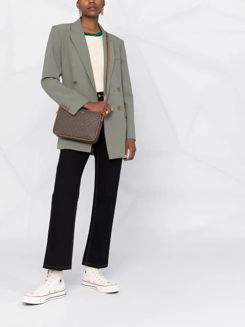 Jet Set leather crossbody bag Product Image