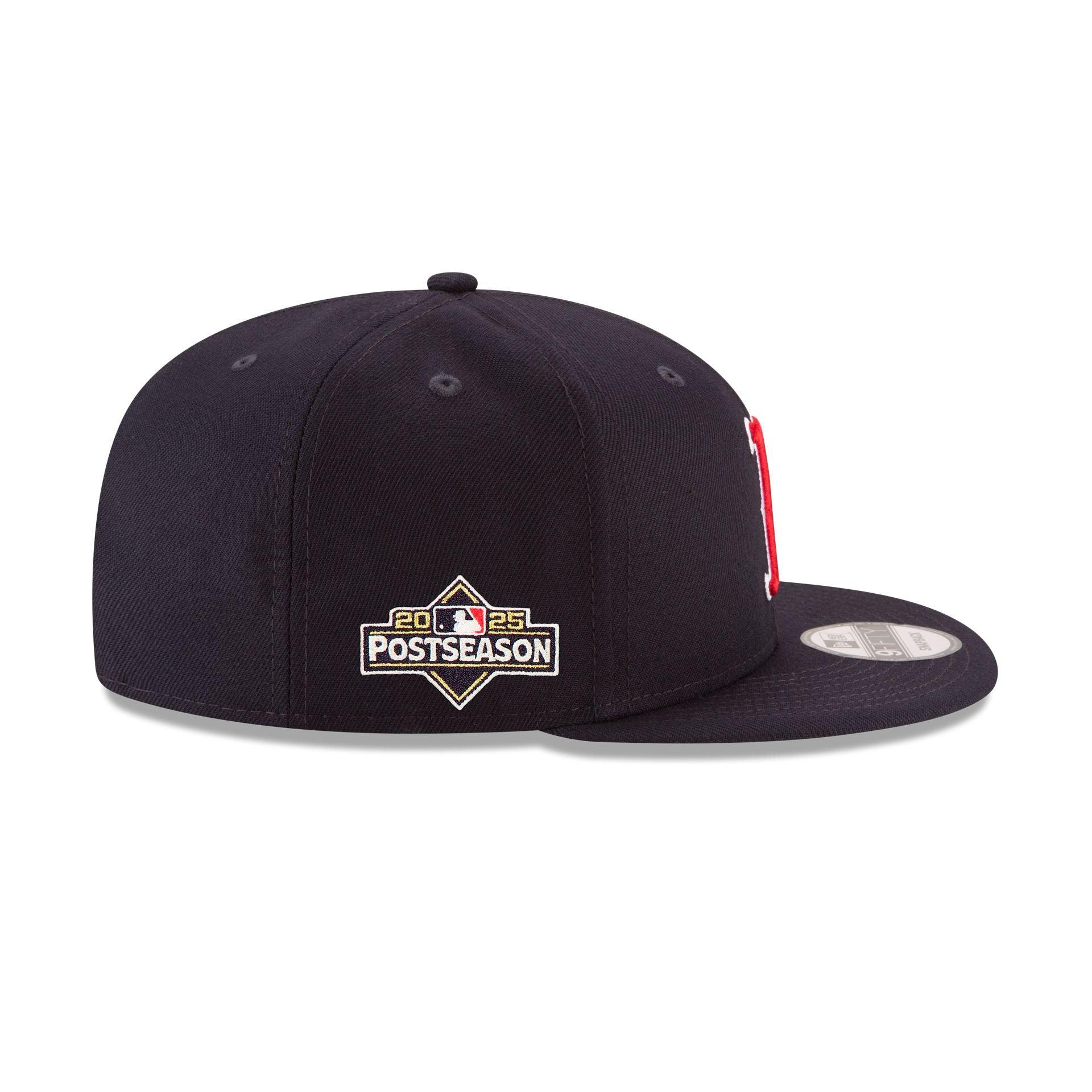 Boston Red Sox 2025 Postseason Side Patch 9FIFTY Snapback Hat Male Product Image