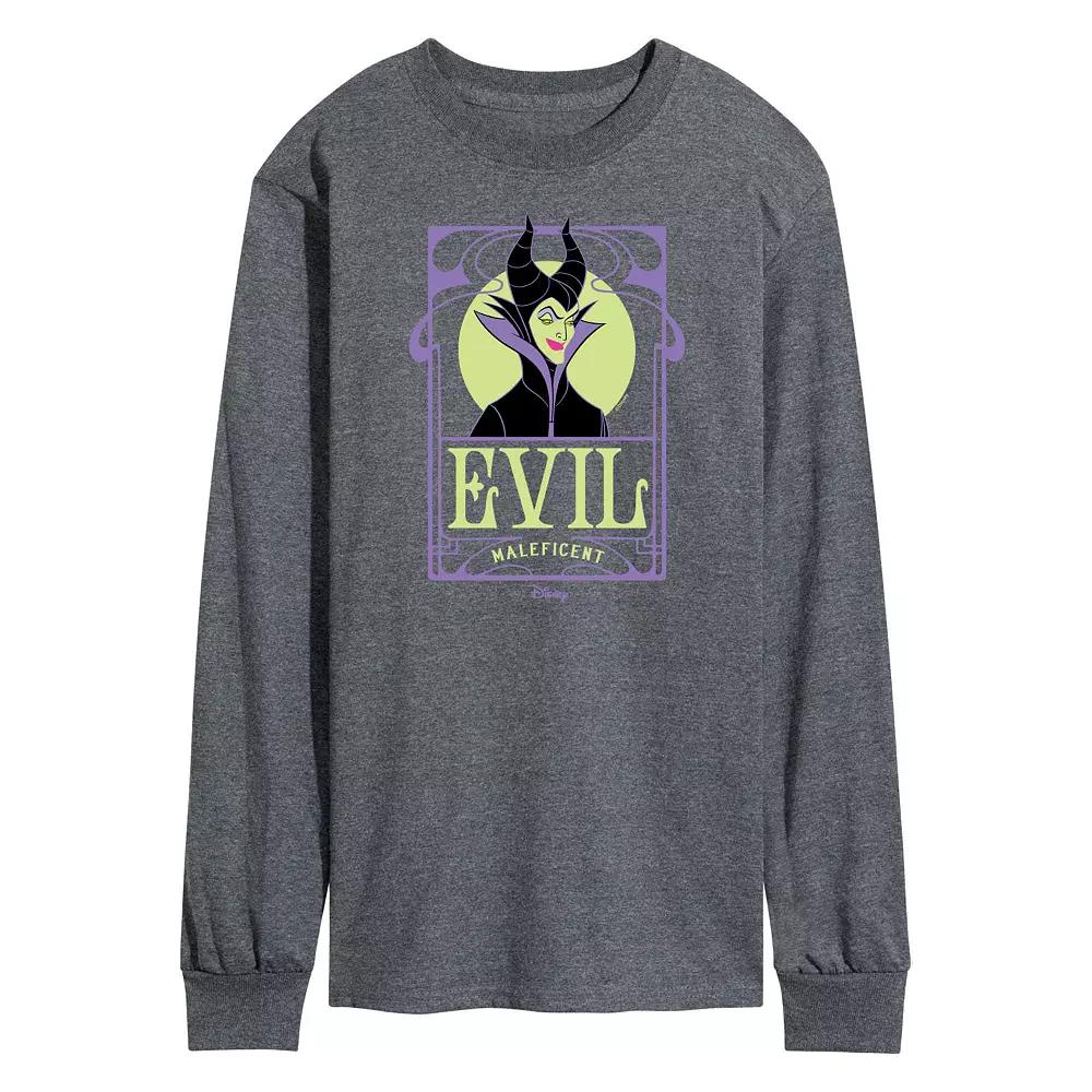 Disney Villains Men's Evil Maleficent Long Sleeve,  Product Image