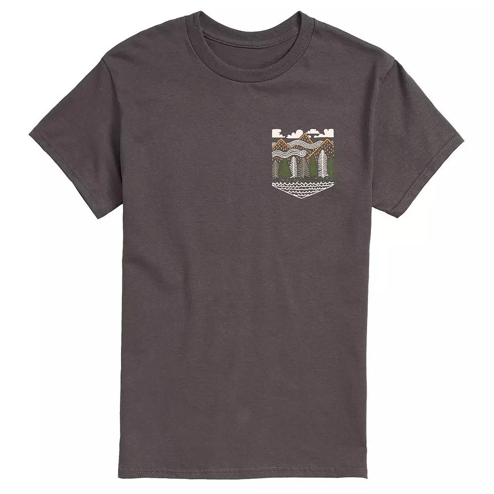 Men's Mountain Line Art Tee,  Product Image