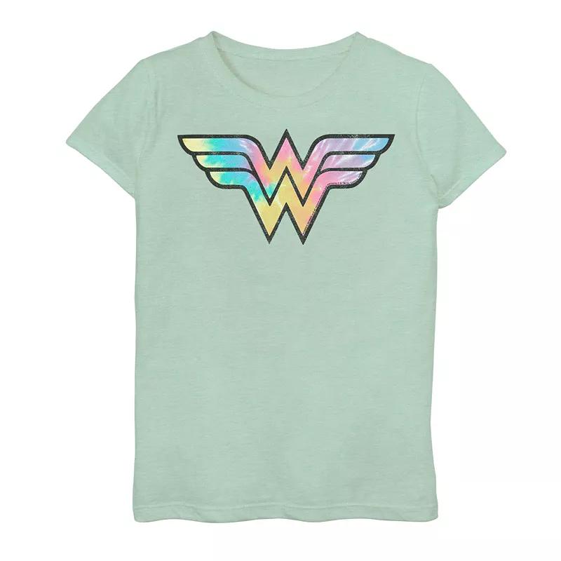 Girls 7-16 DC Comics Wonder Woman Tie Dye Logo Graphic Tee, Girl's,  Product Image