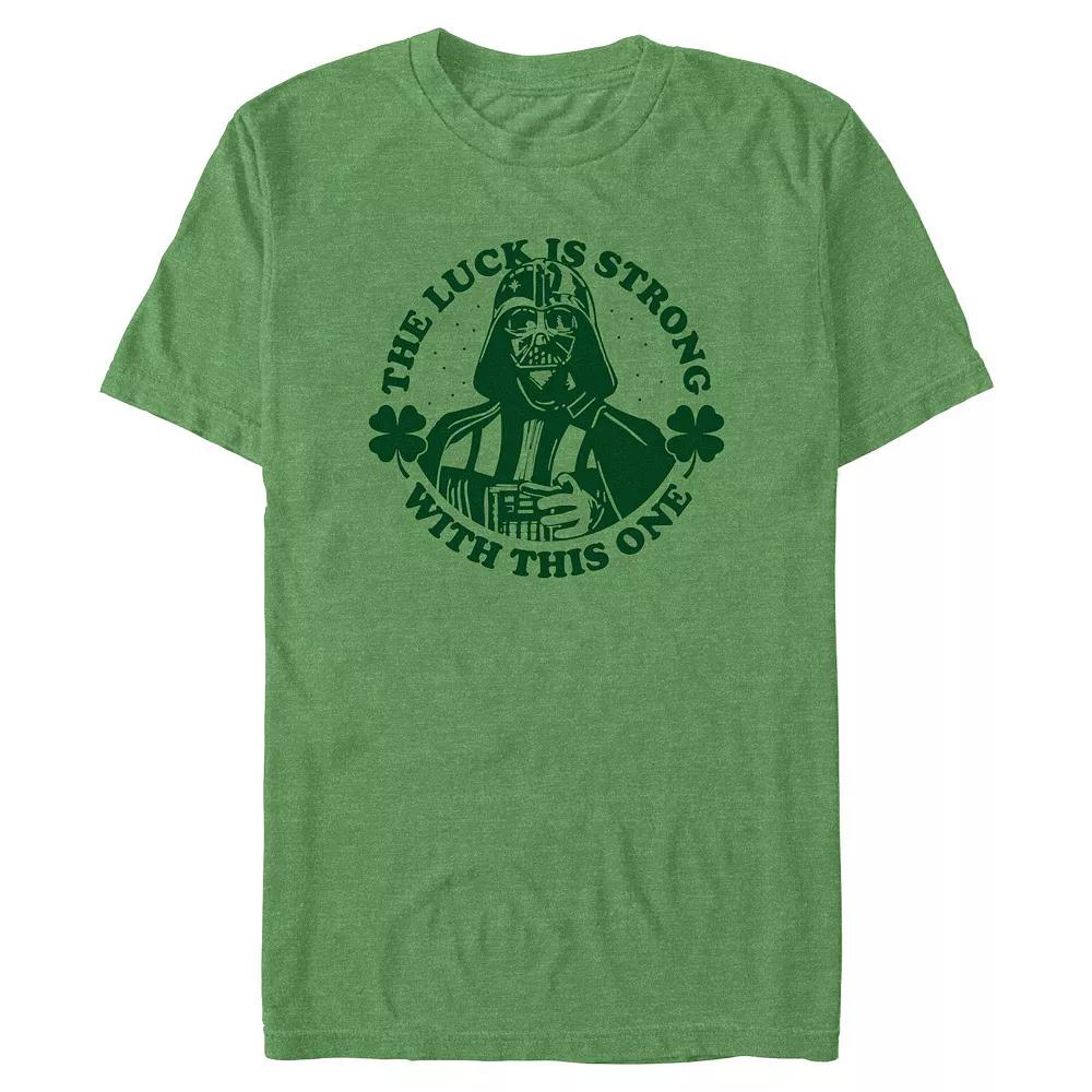 Big & Tall Star Wars Darth Vader The Luck Is Strong With This One Graphic Tee, Men's,  Product Image