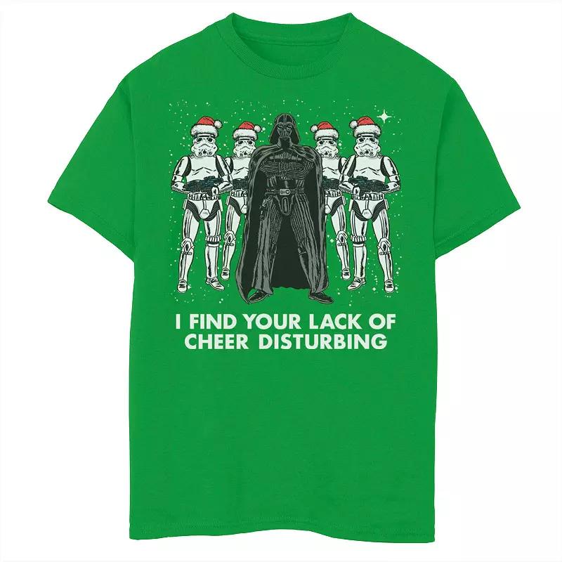 Men's Star Wars Vader Trooper Lack Cheer Christmas Tee,  Product Image