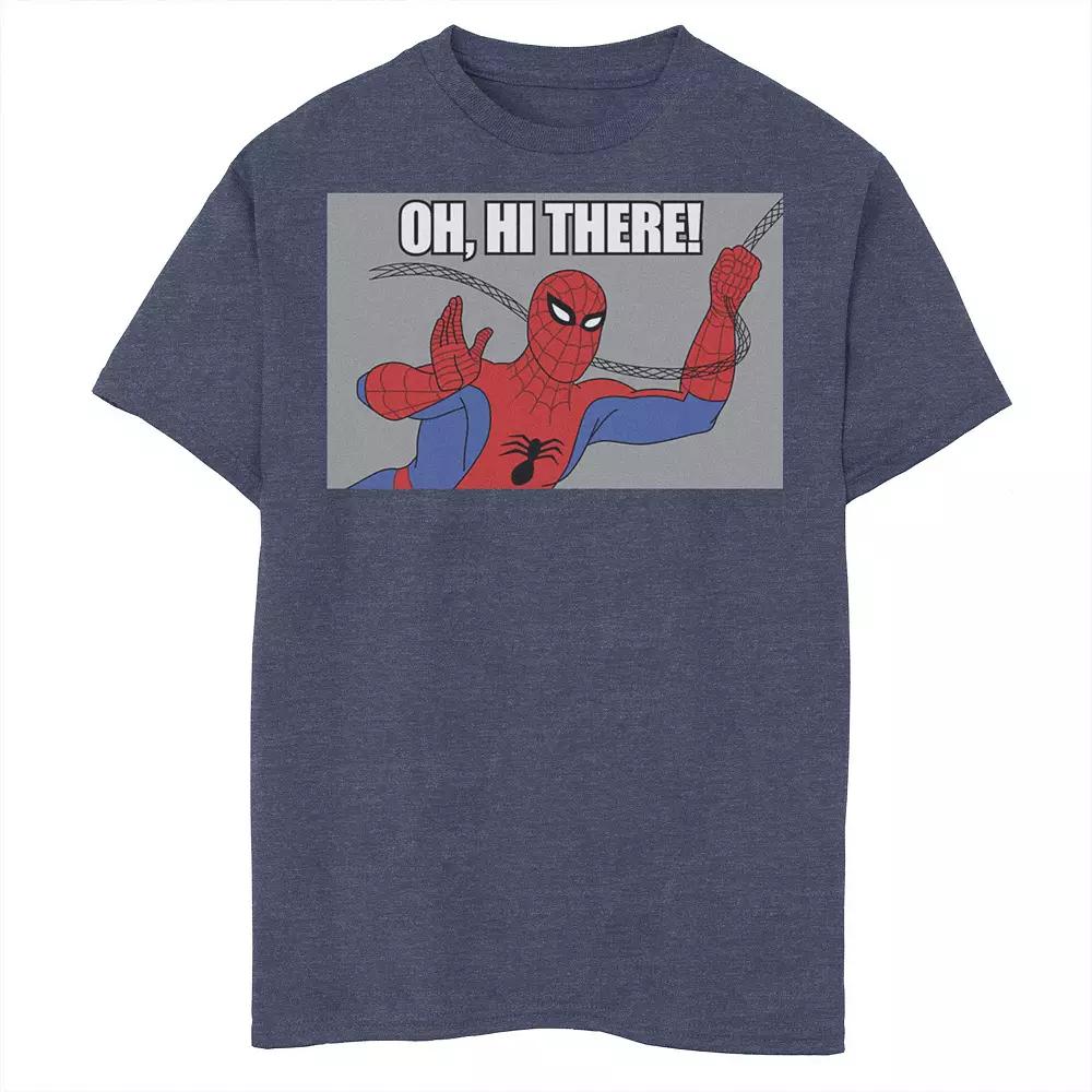 Boys 8-20 Marvel Spider-Man Swinging Oh, Hi There! Vintage Portrait Graphic Tee, Boy's,  Product Image