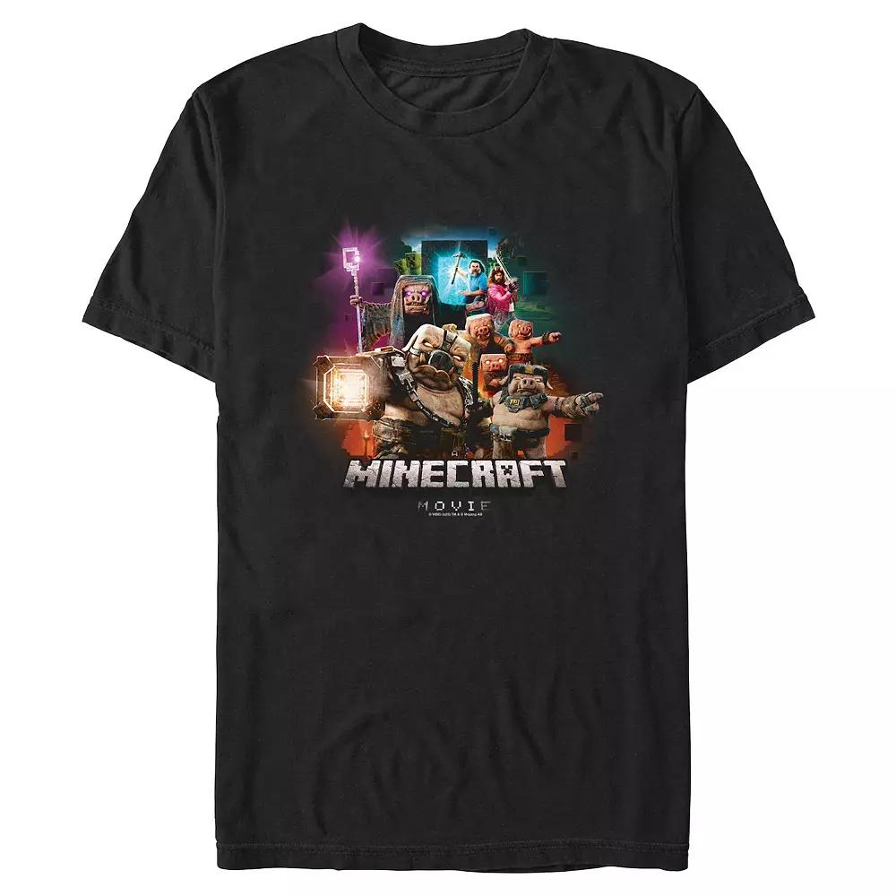 Big & Tall Minecraft Movie Piglings Mob Graphic Tee, Men's,  Product Image