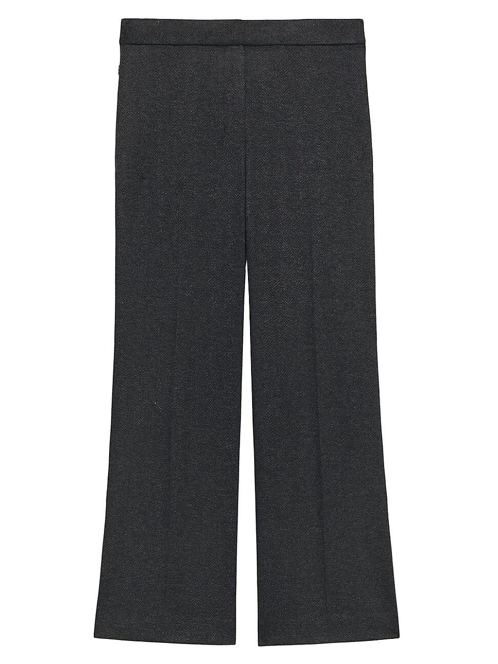 Womens Cropped Kick-Flare Pants Product Image