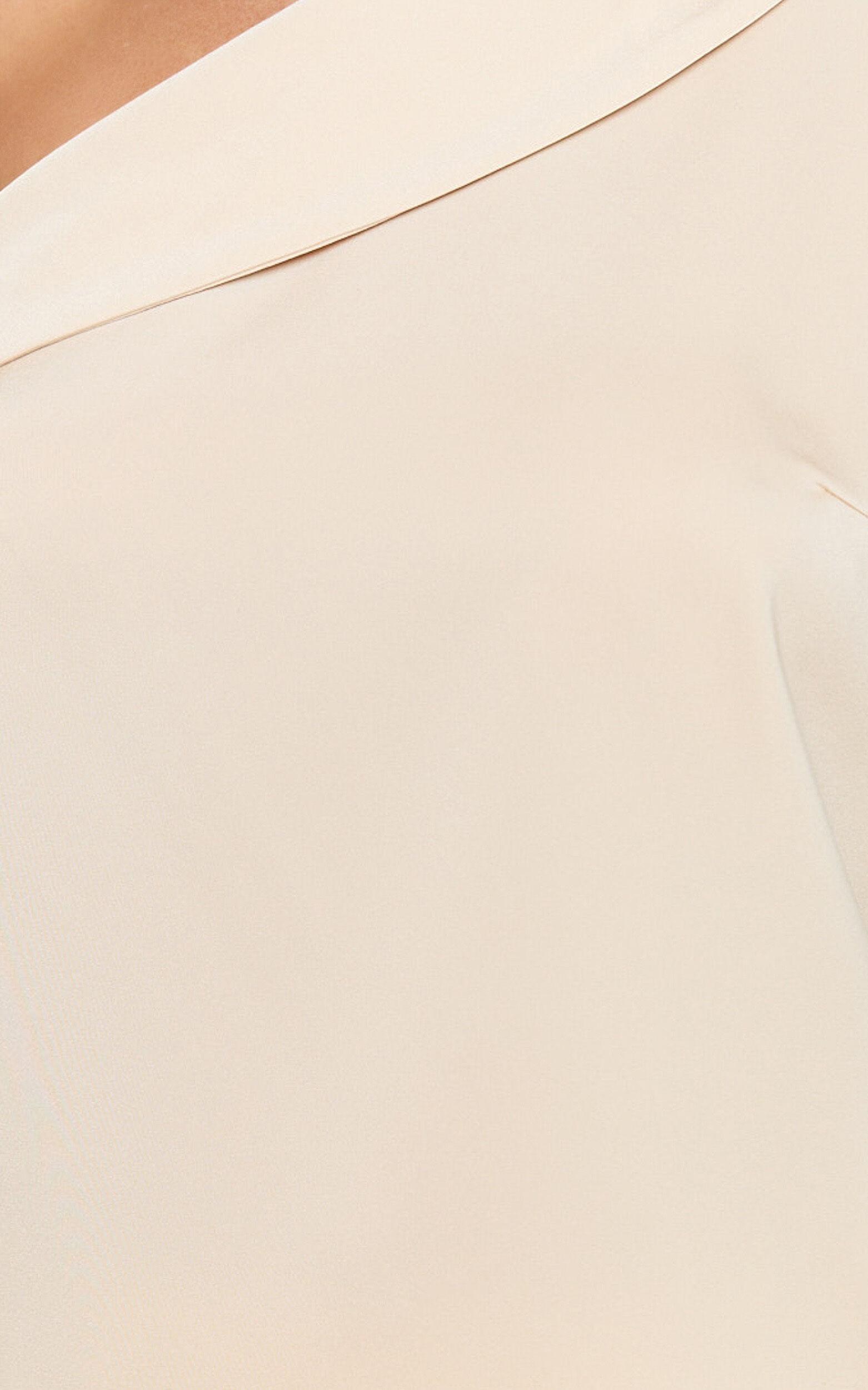 Indah Top - Draped Off Shoulder Top in Ivory Product Image