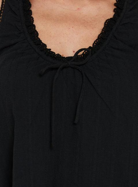 Antiquity Swing Mini Dress Black Product Image