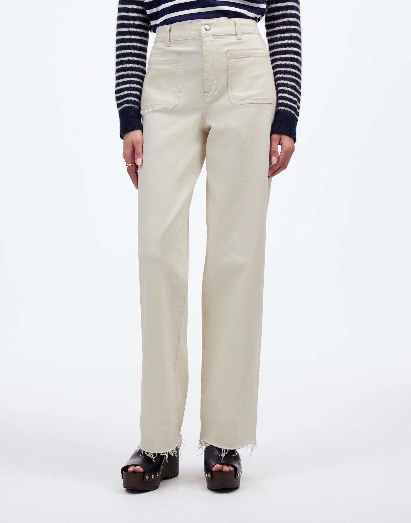 The Tall Emmett Wide-Leg Full Length Jean: Patch Pocket Edition Product Image