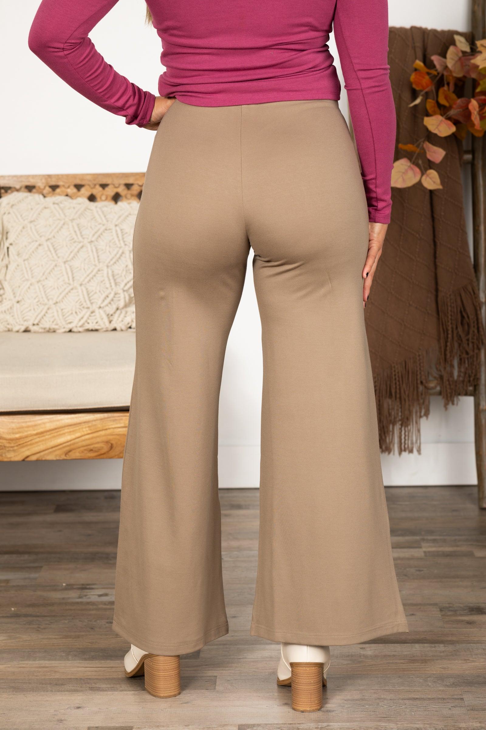 Contour Wide Leg Ponte Pants Product Image