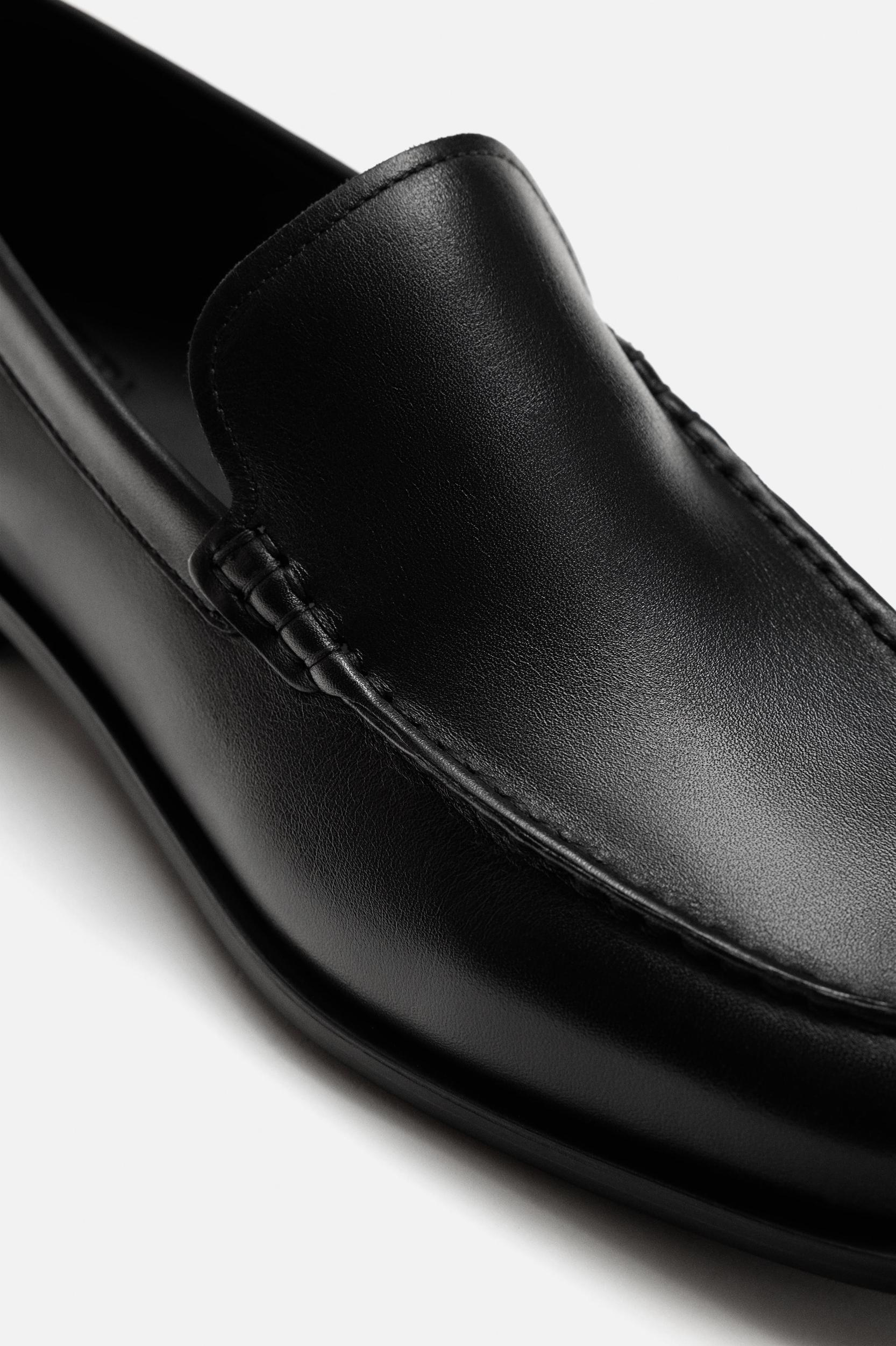 LEATHER DRESS LOAFERS Product Image