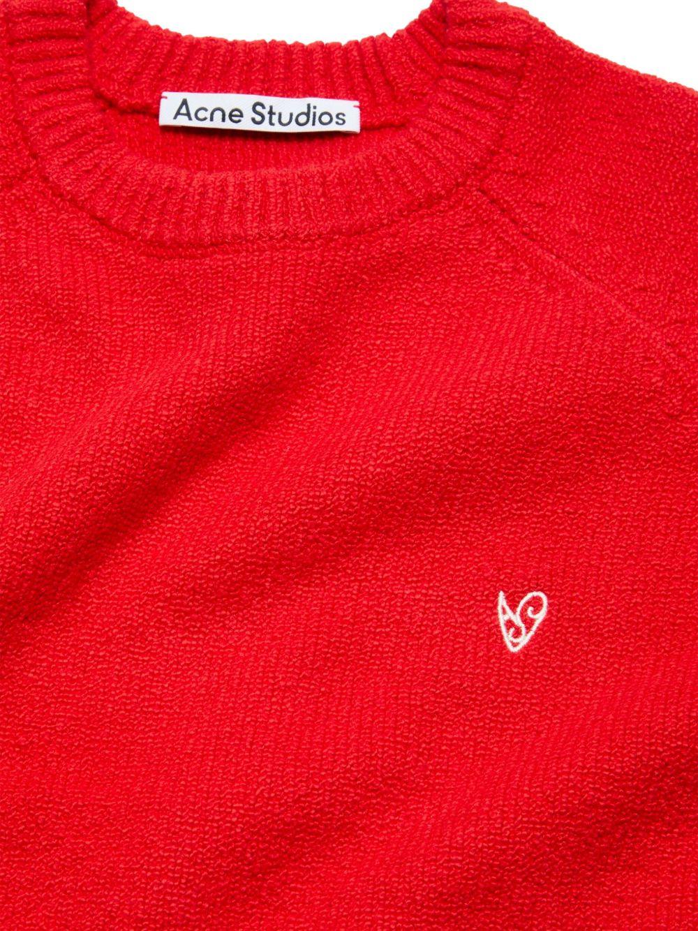 pocket-detail crew-neck sweater Product Image