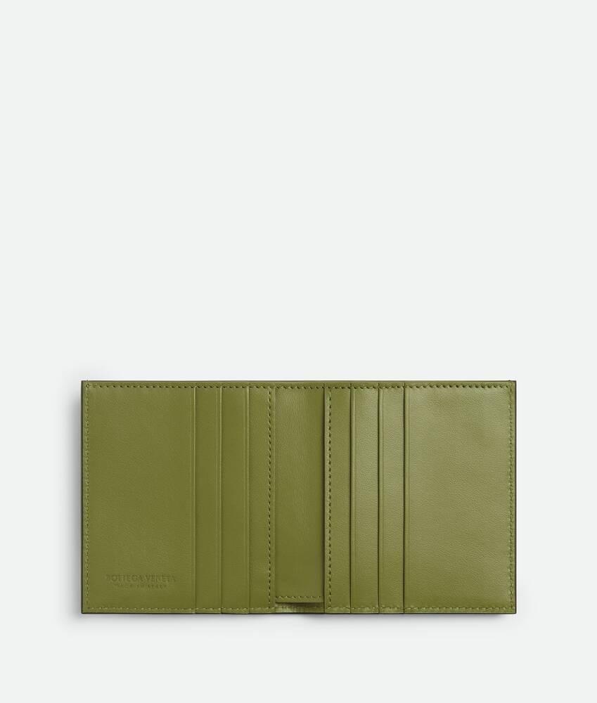 Men's Intrecciato Slim Bi-Fold Wallet in Fondant/matcha Product Image