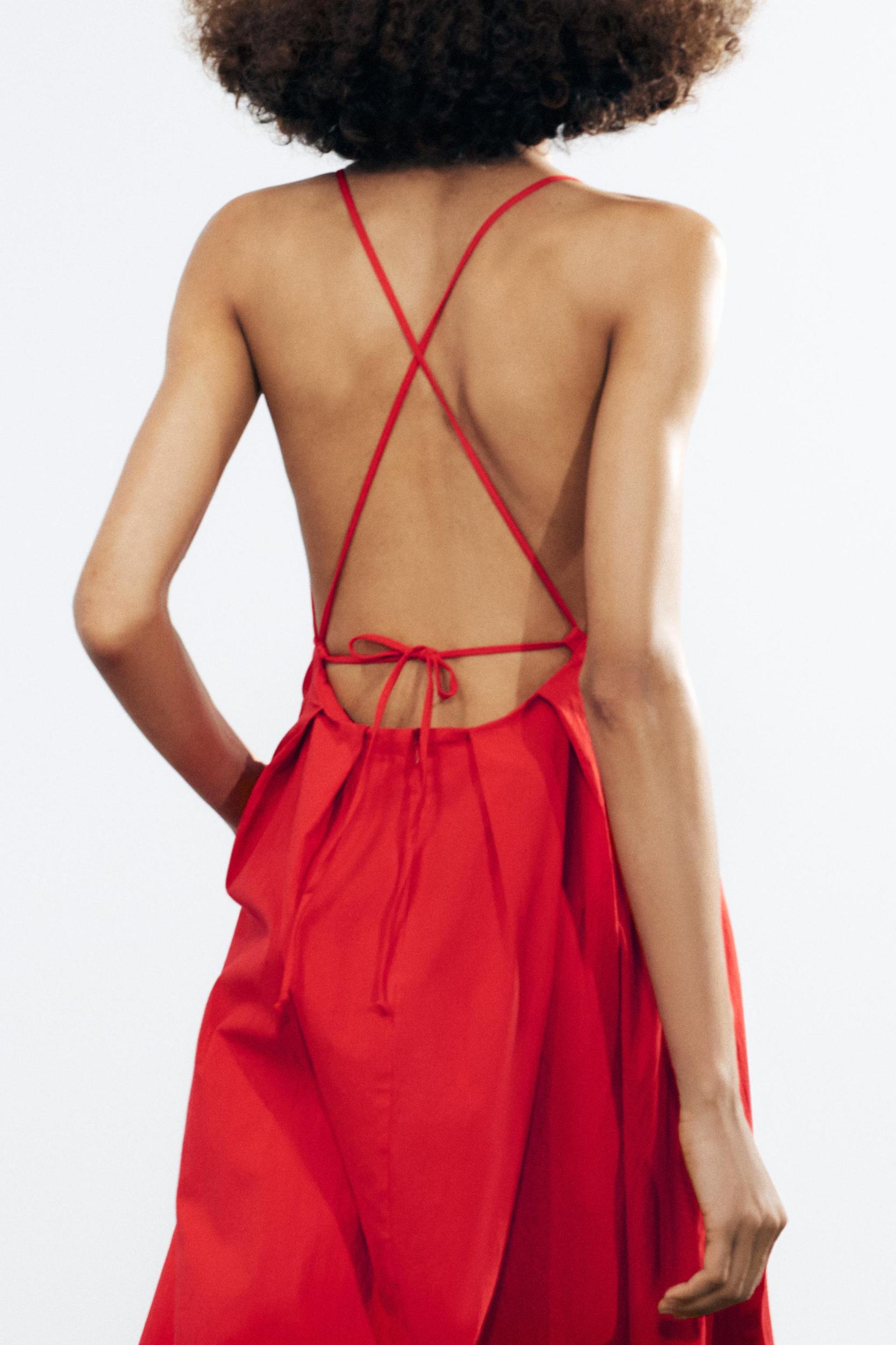 OPEN BACK DRESS ZW COLLECTION Product Image
