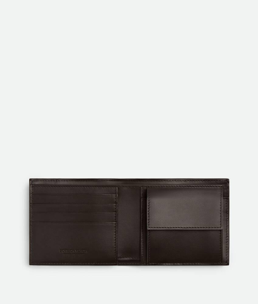 Men's Intrecciato Bi-Fold Wallet With Coin Purse in Fondant Product Image