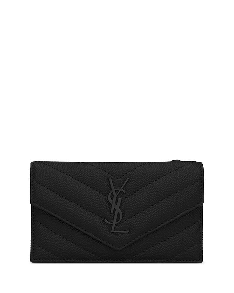 Womens Cassandre Matelasse Fragments Flap Card Case in Quilted Lambskin Product Image
