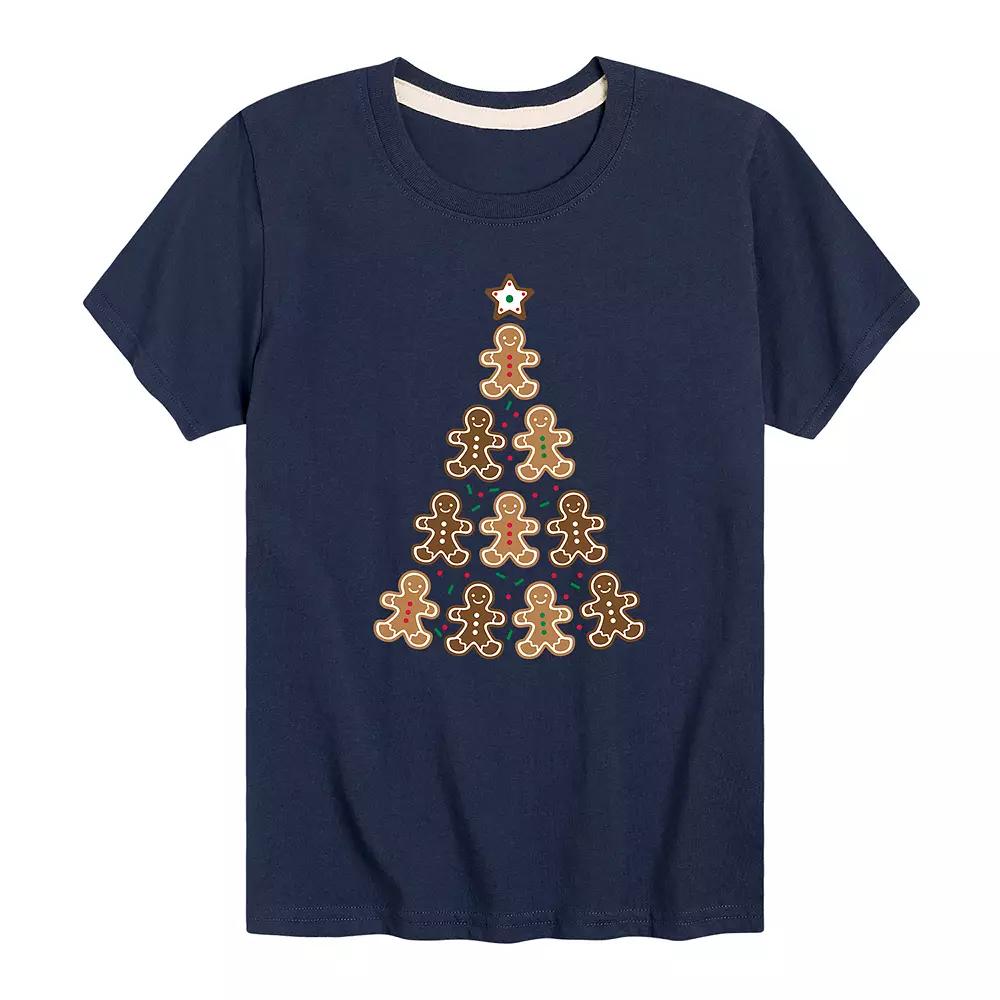 Boys 8-20 Gingerbread Man Tree Tee, Boy's,  Product Image