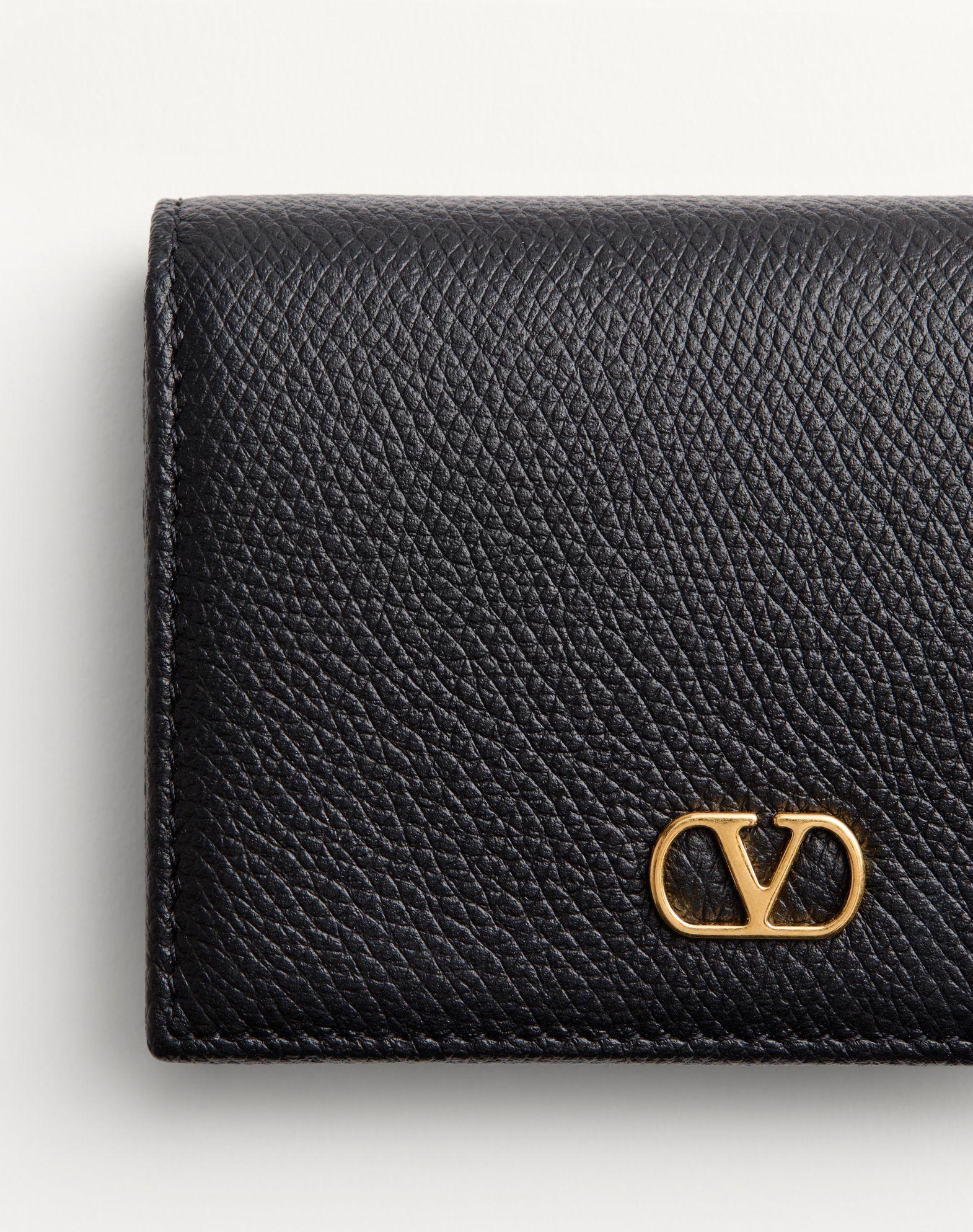 Vlogo Signature Grainy Calfskin Wallet Product Image