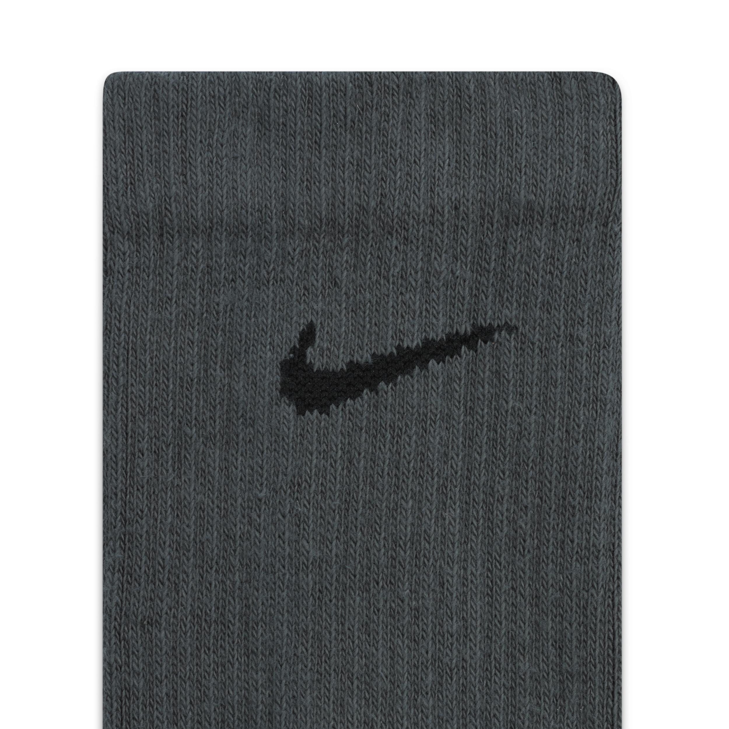 Nike Mens Everyday Plus Cushioned Training Crew Socks (6 Pairs) | SX6897-991 Product Image