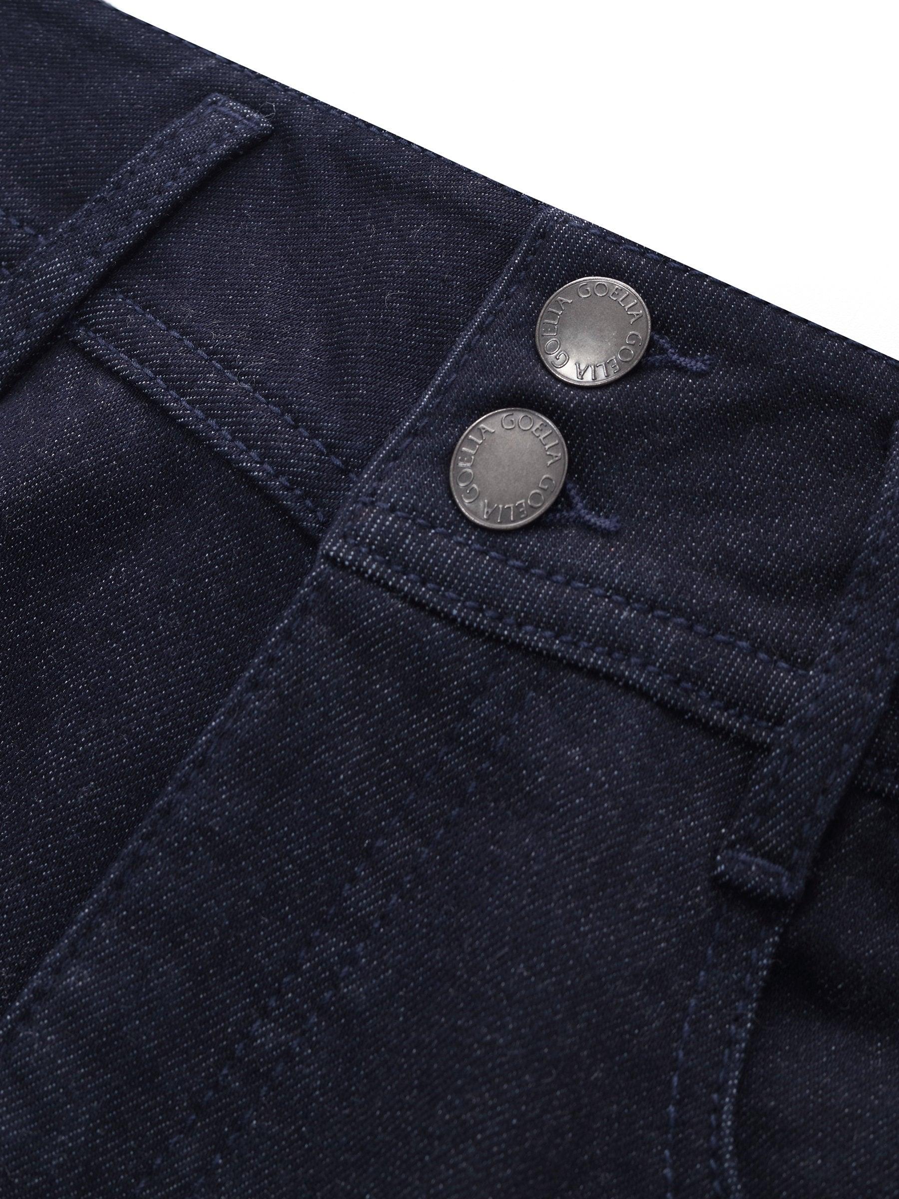 Denim Micro-Flared Women Jeans Product Image