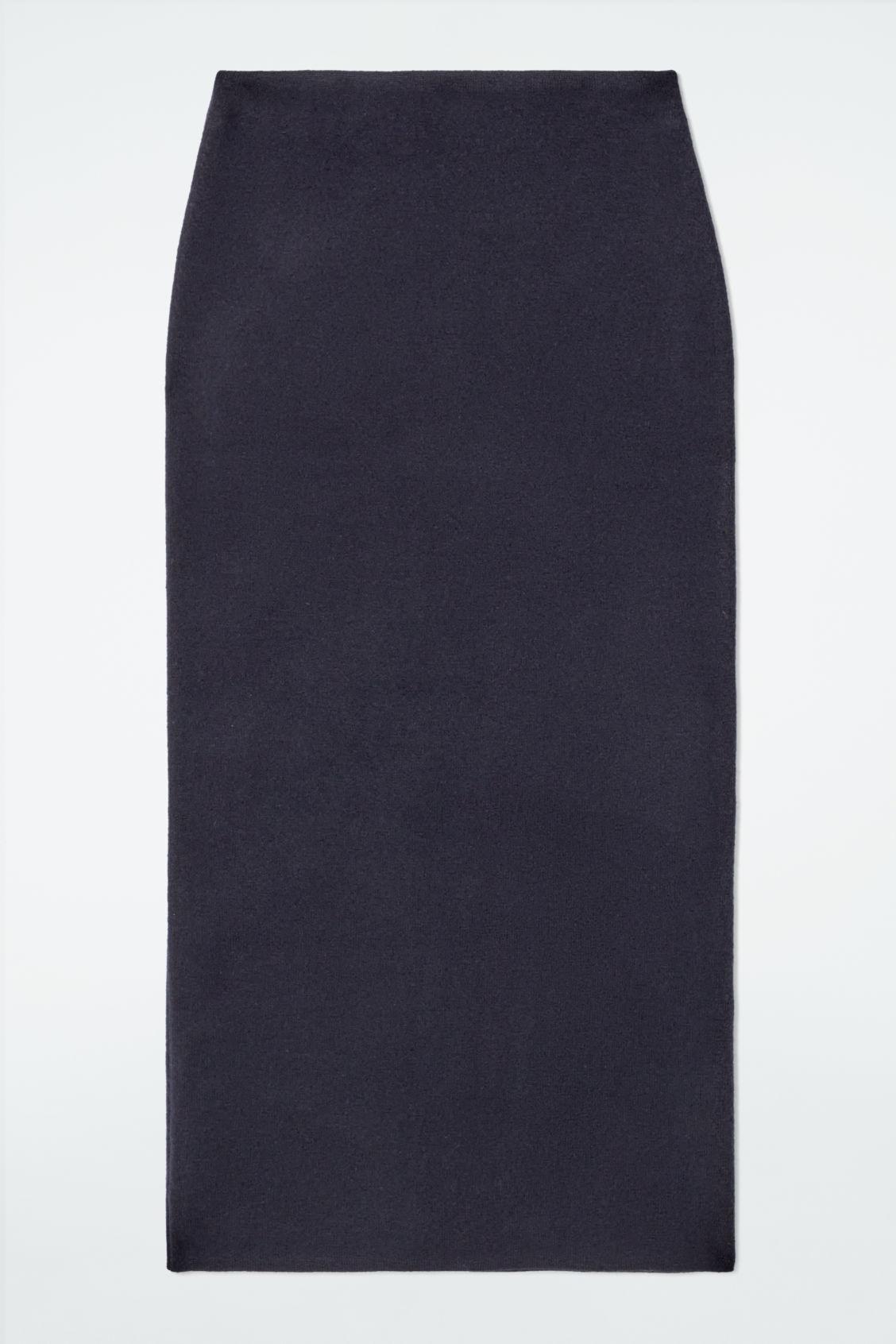 DOUBLE-FACED WOOL MAXI SKIRT Product Image
