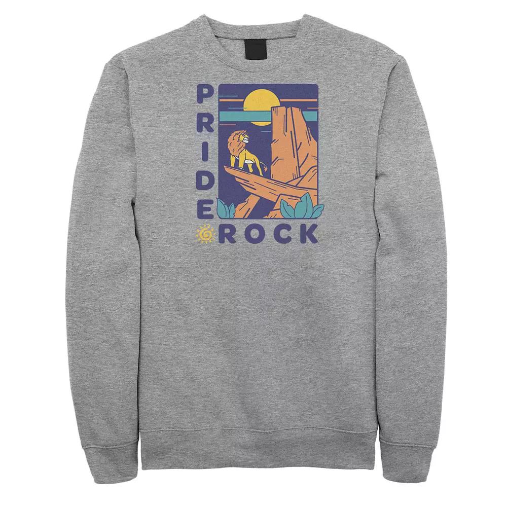 Disney's The Lion King Simba Men's Pride Rock Simple Text Sweatshirt,  Product Image