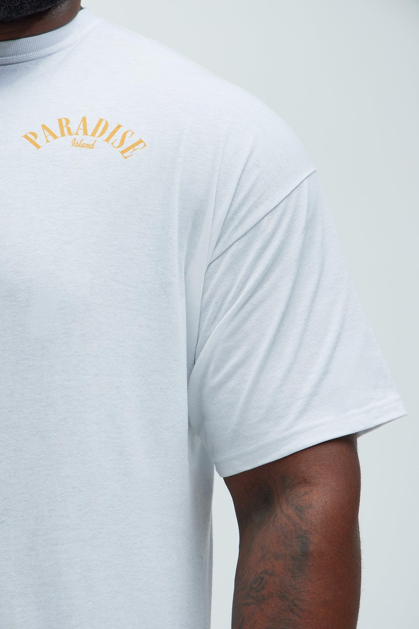 Paradise Island Short Sleeve Tee - White Product Image