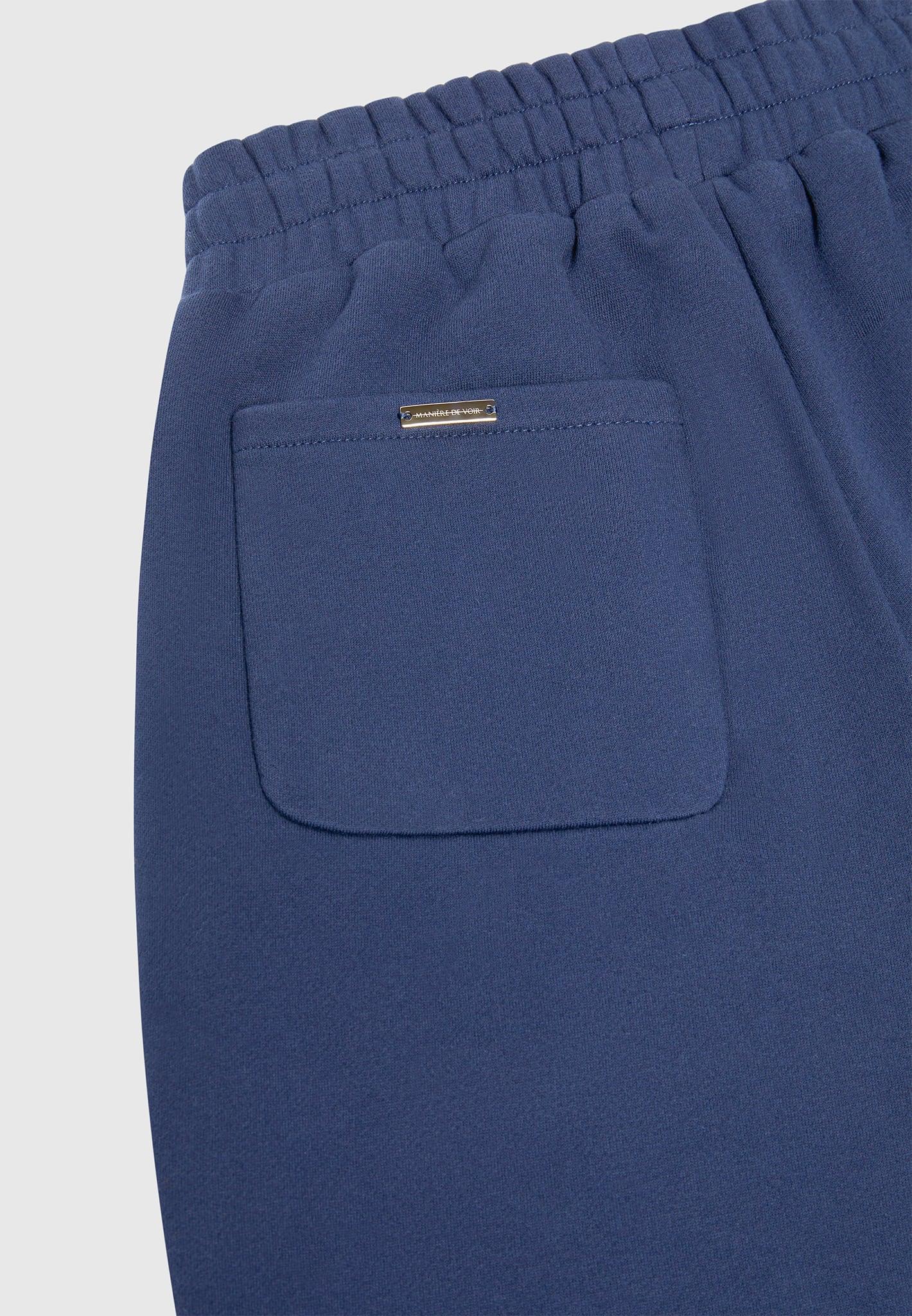 Cédric - Eiffel Embossed Joggers - Airforce Blue Male Product Image