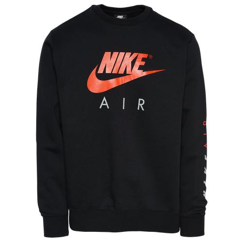 Nike Mens Nike Air Crew Fleece - Mens White/Tan/Green Product Image