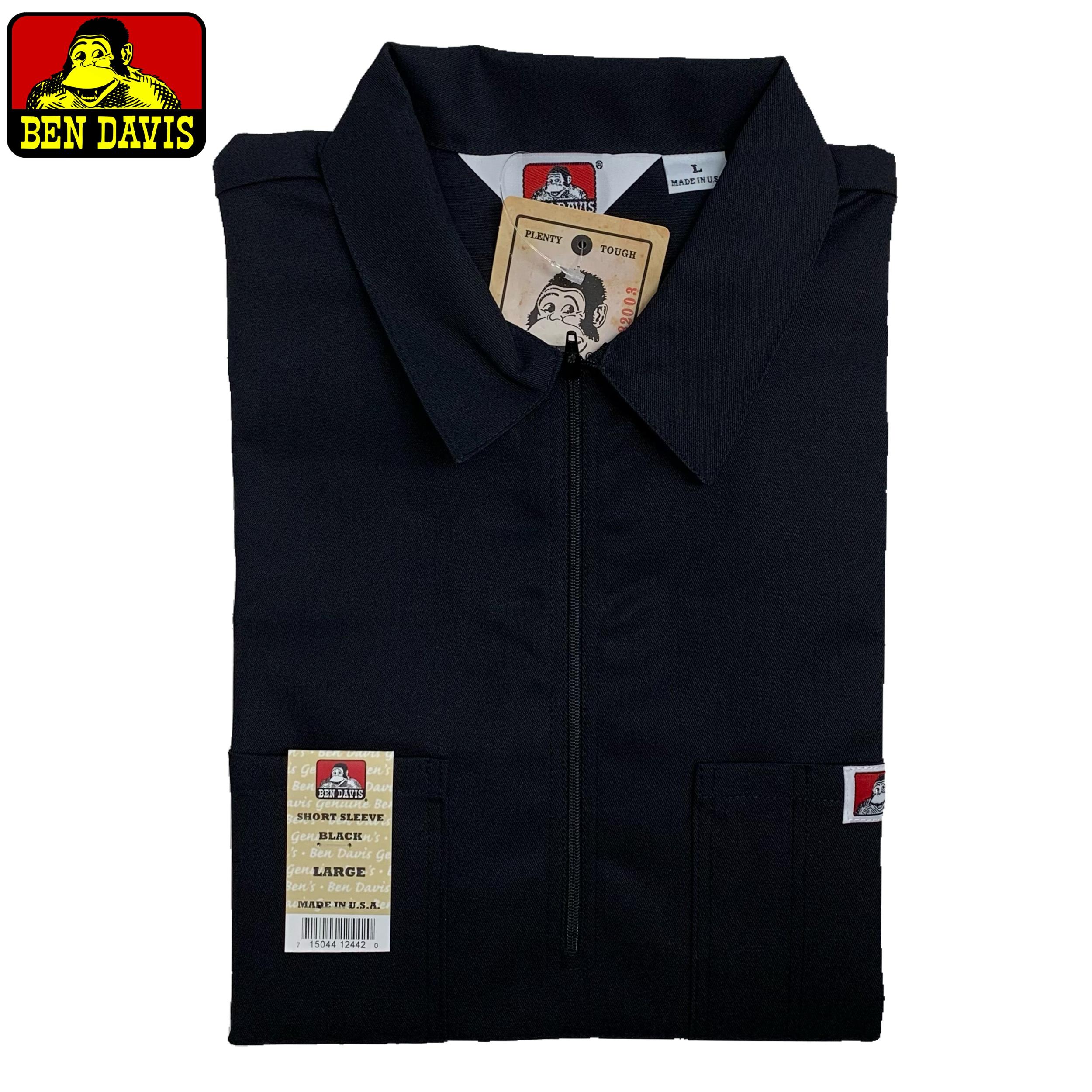 Ben Davis Short Sleeve Solid Half-Zip Shirt Male Product Image