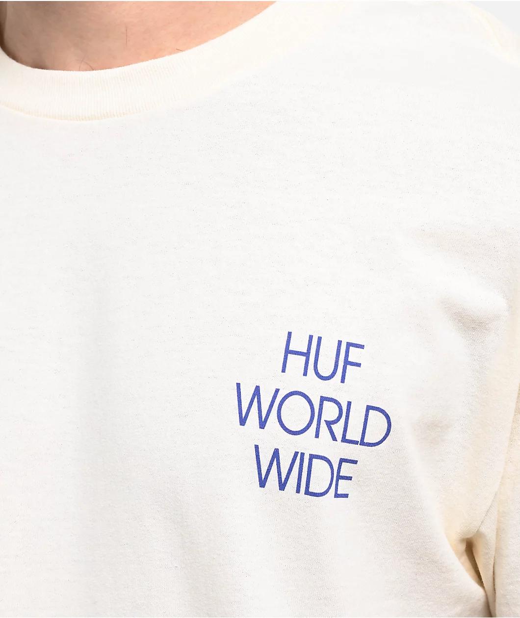 HUF x Mobile Suit Gundam Wing Heads Bone T-Shirt Product Image