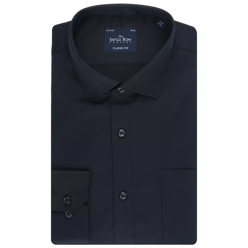 Men's Savile Row Classic Fit Sateen Dress Shirt,  Product Image