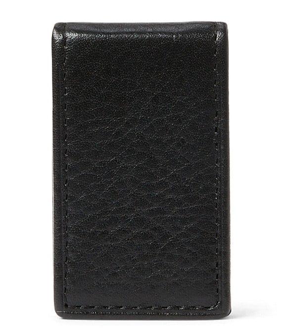 Polo Ralph Lauren Slim Pebbled Leather Money Clip Product Image