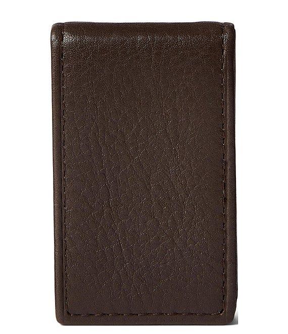 Polo Ralph Lauren Slim Pebbled Leather Money Clip Product Image