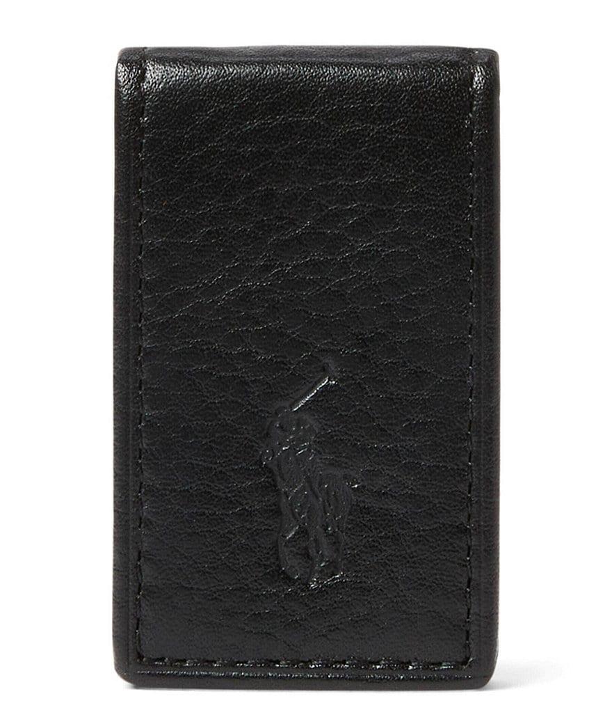 Polo Ralph Lauren Slim Pebbled Leather Money Clip Product Image