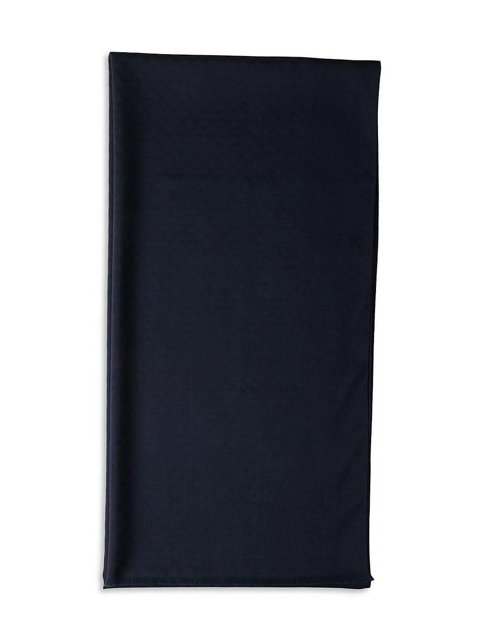 Mens Ribbed Wool Scarf with Nylon Pocket Product Image