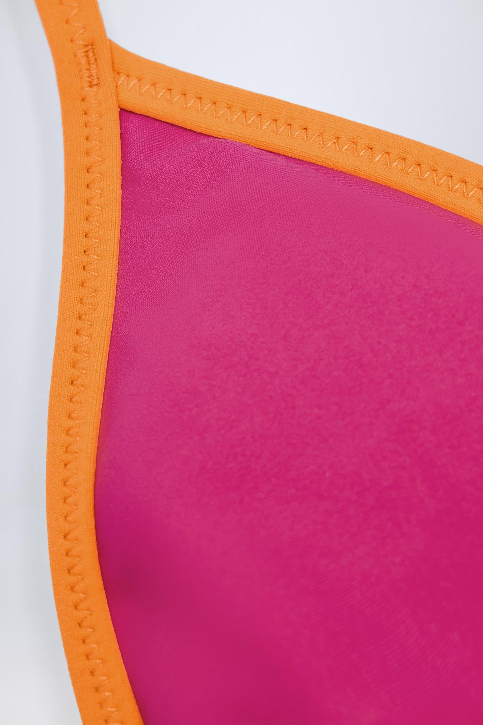 Cheeky Bikini Bottoms in Fuchsia Pink Product Image