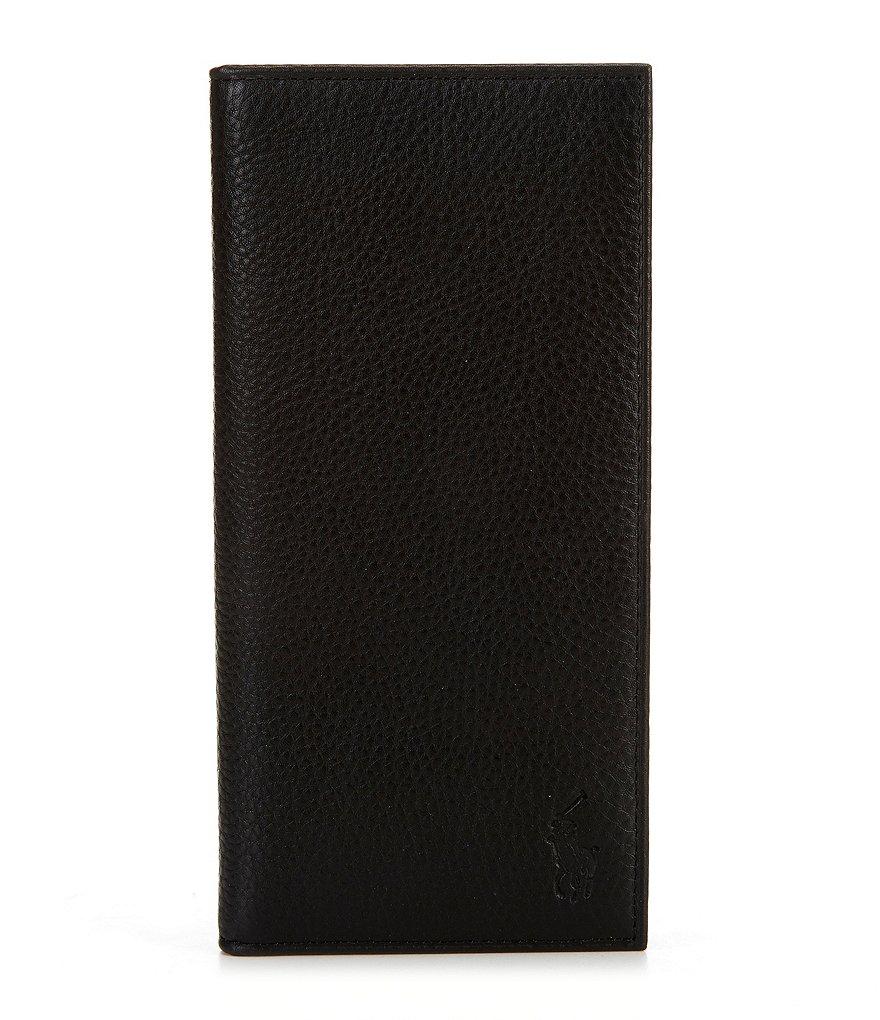 Polo Ralph Lauren Pebbled Leather Narrow Wallet Product Image