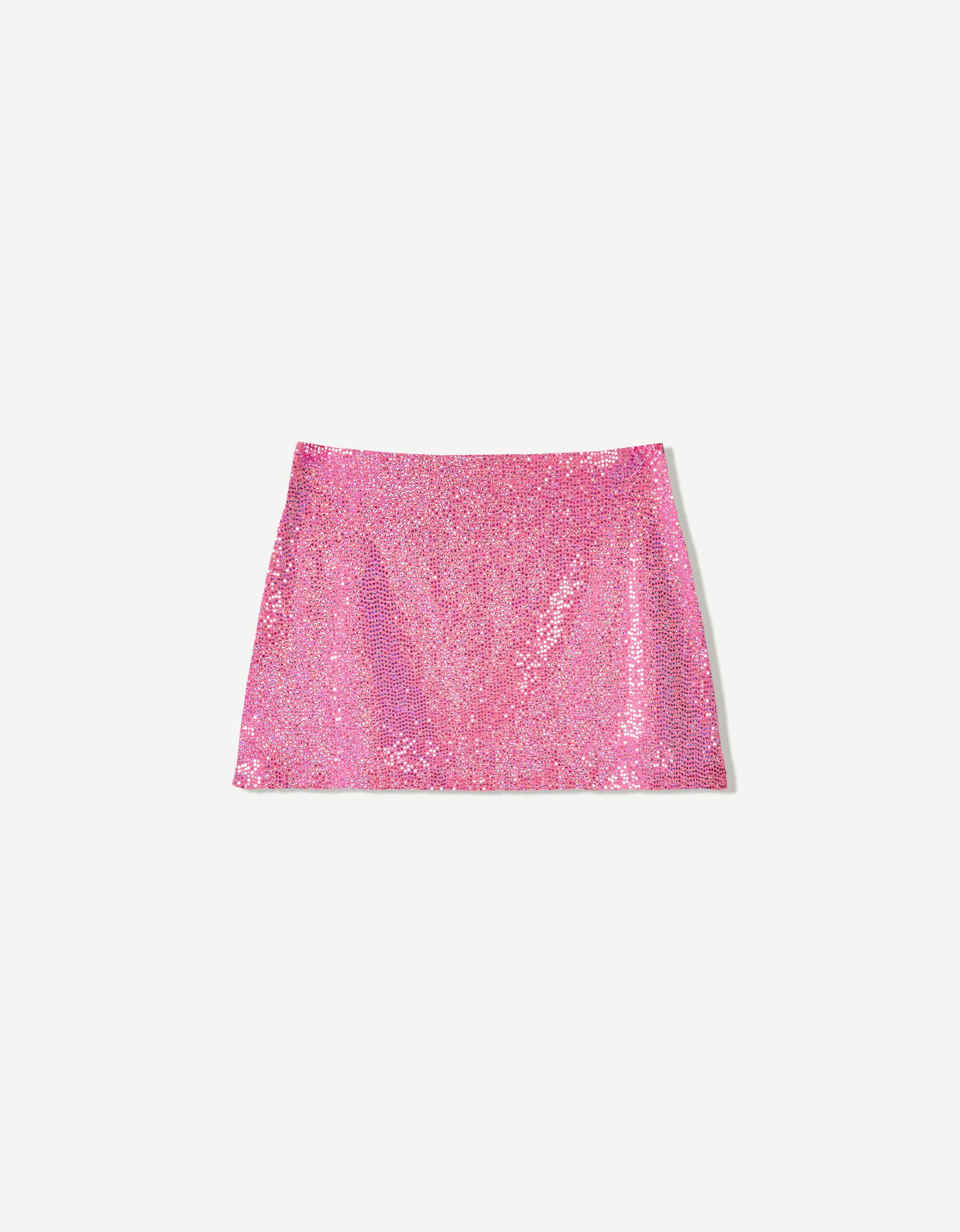 Sequined mini skirt Product Image