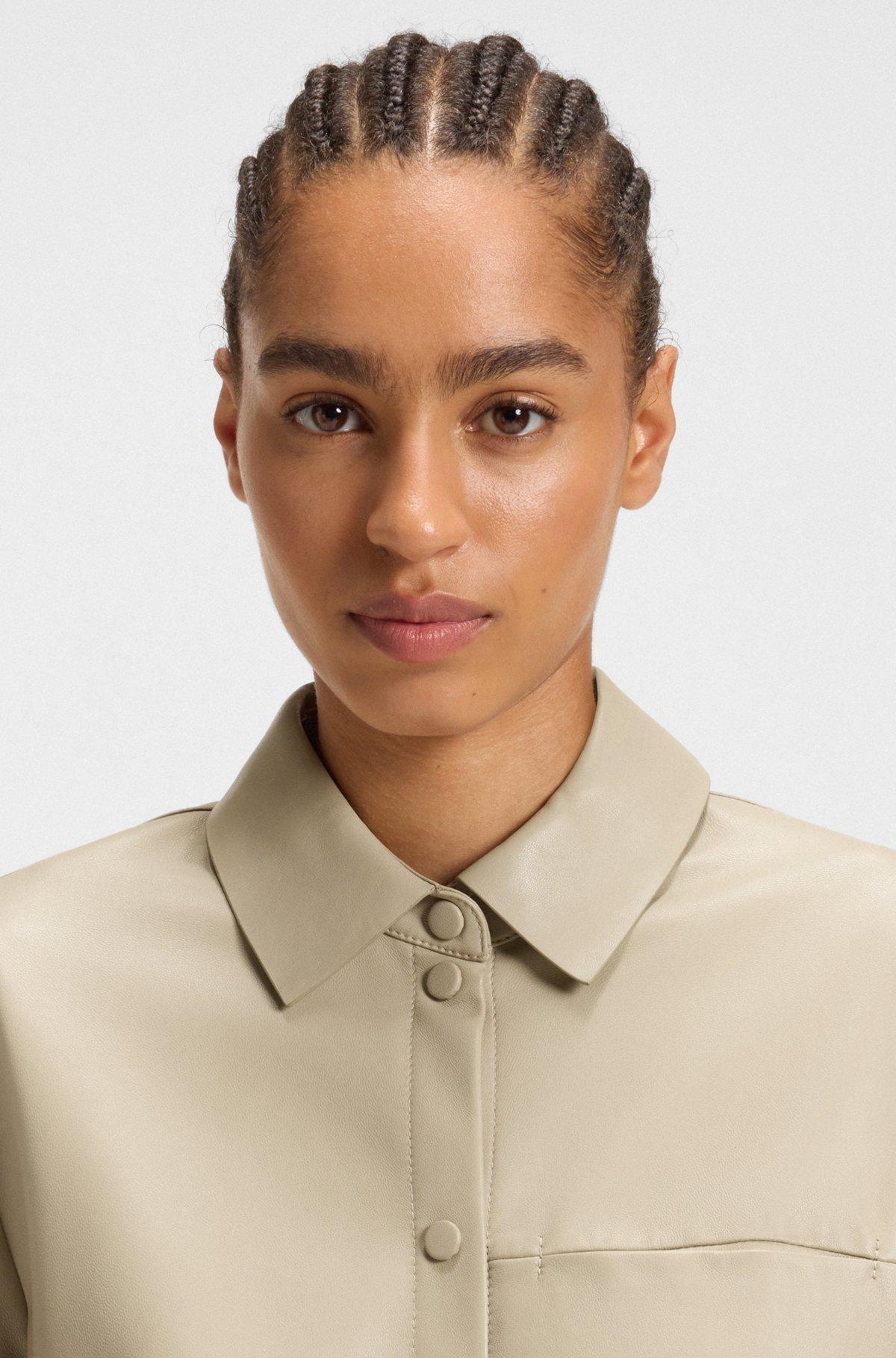 Regular-fit blouson jacket in nappa leather Product Image