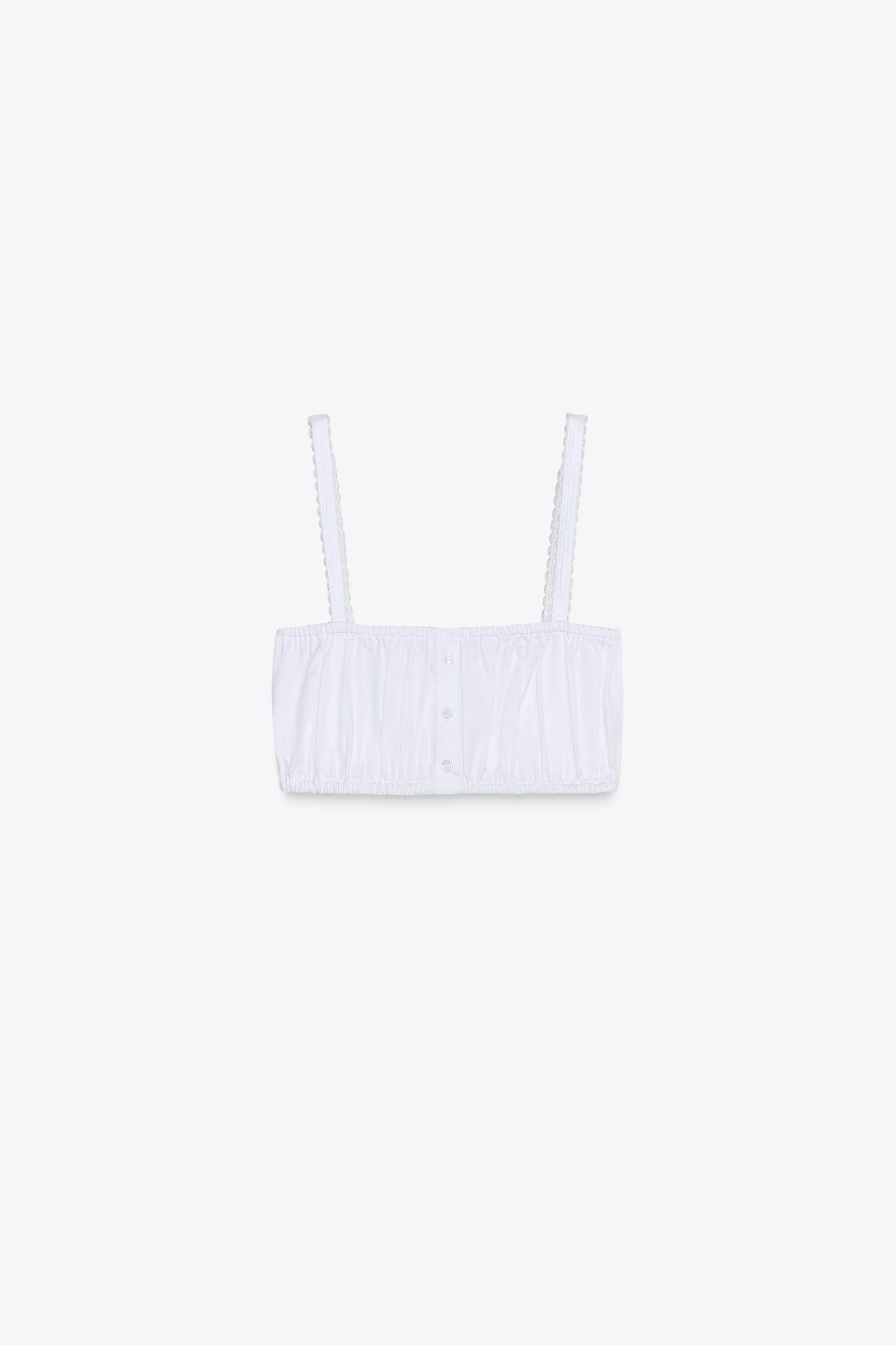 POPLIN CROP TOP Product Image