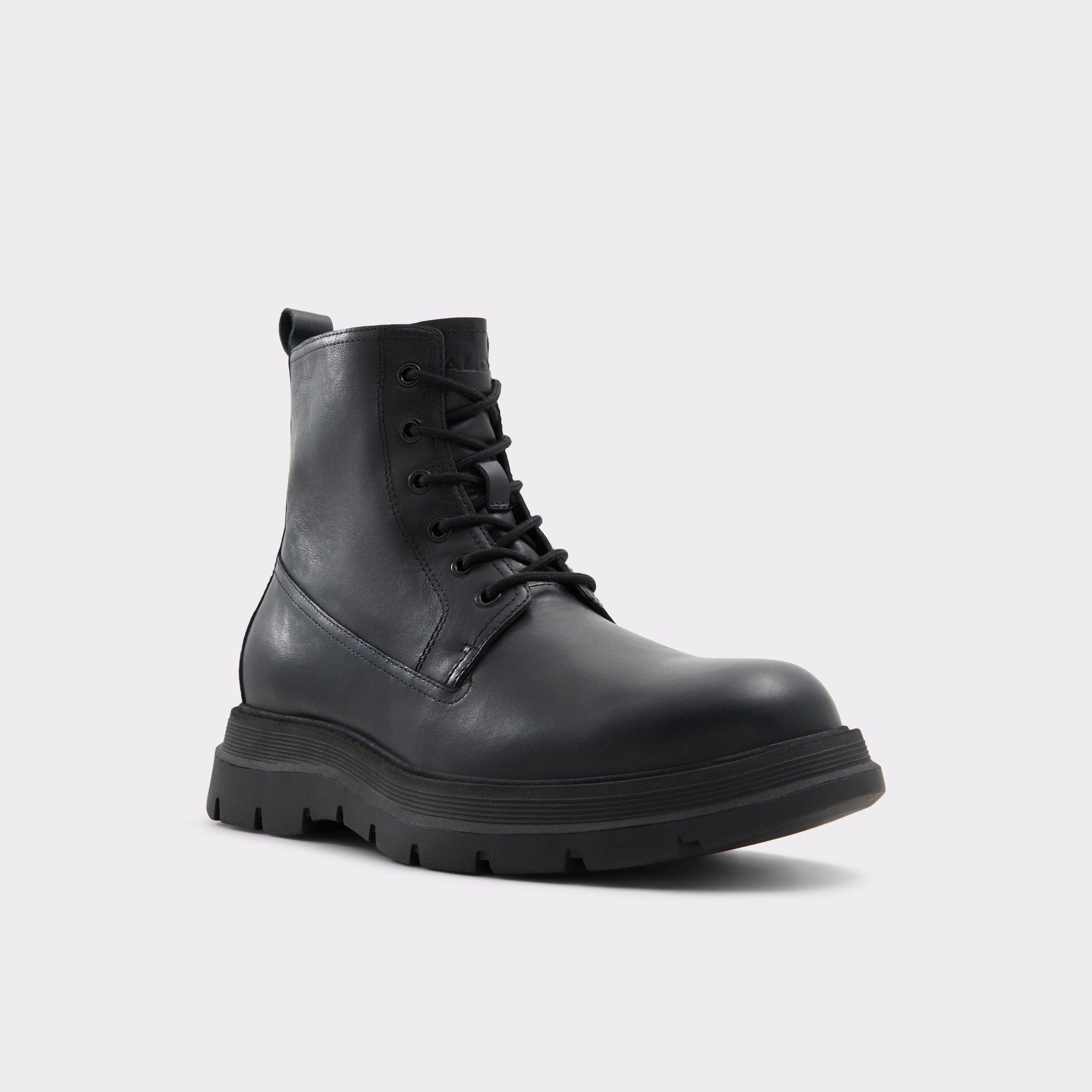 Reish Black Men's Lace-up boots | ALDO US Product Image