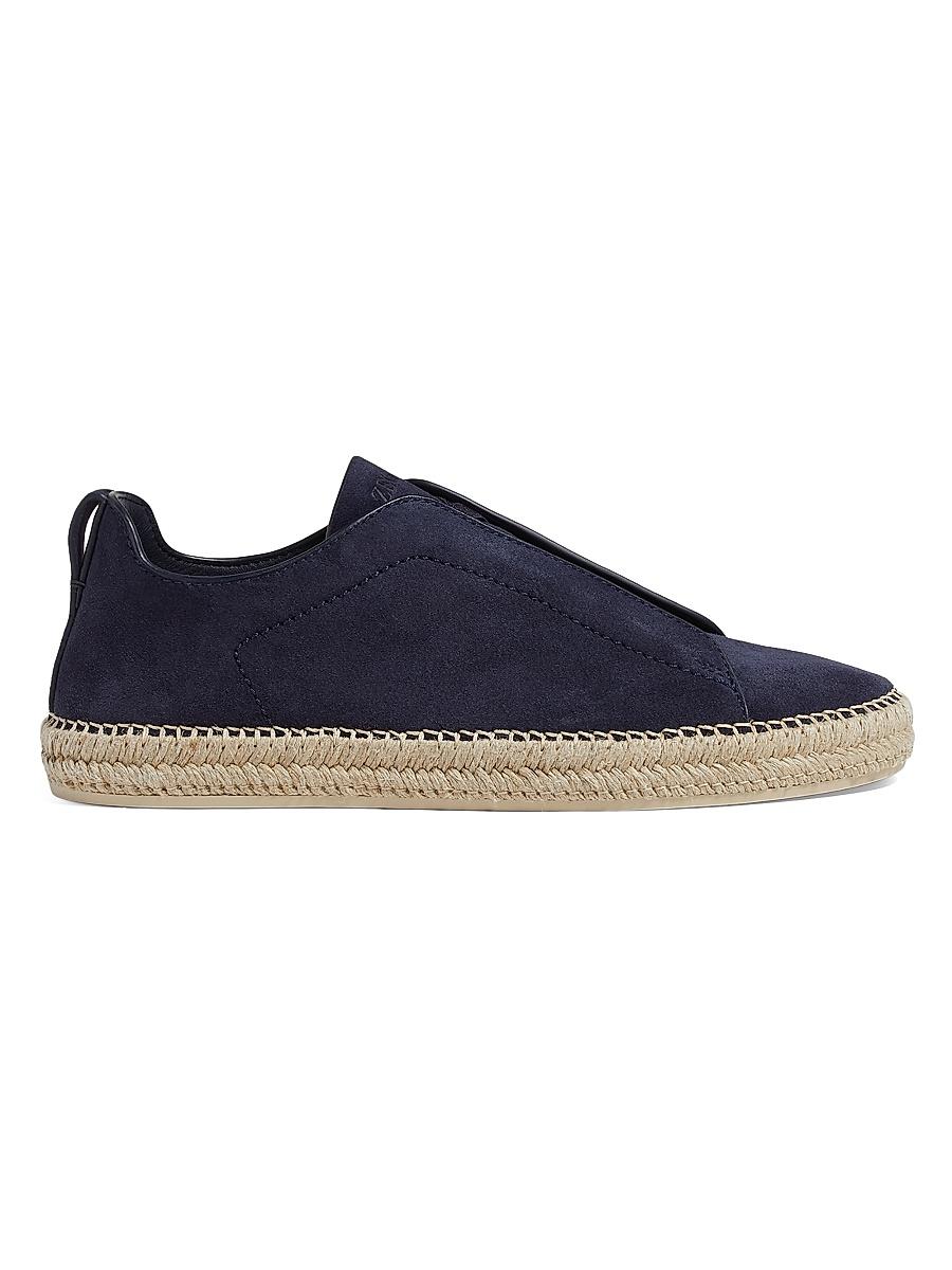 Mens Suede Triple Stitch Espadrilles Product Image