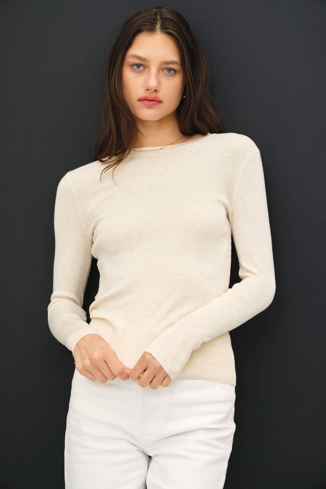 UB BASICS: MAKE YOUR CHOICE RIBBED TOP *FS Product Image