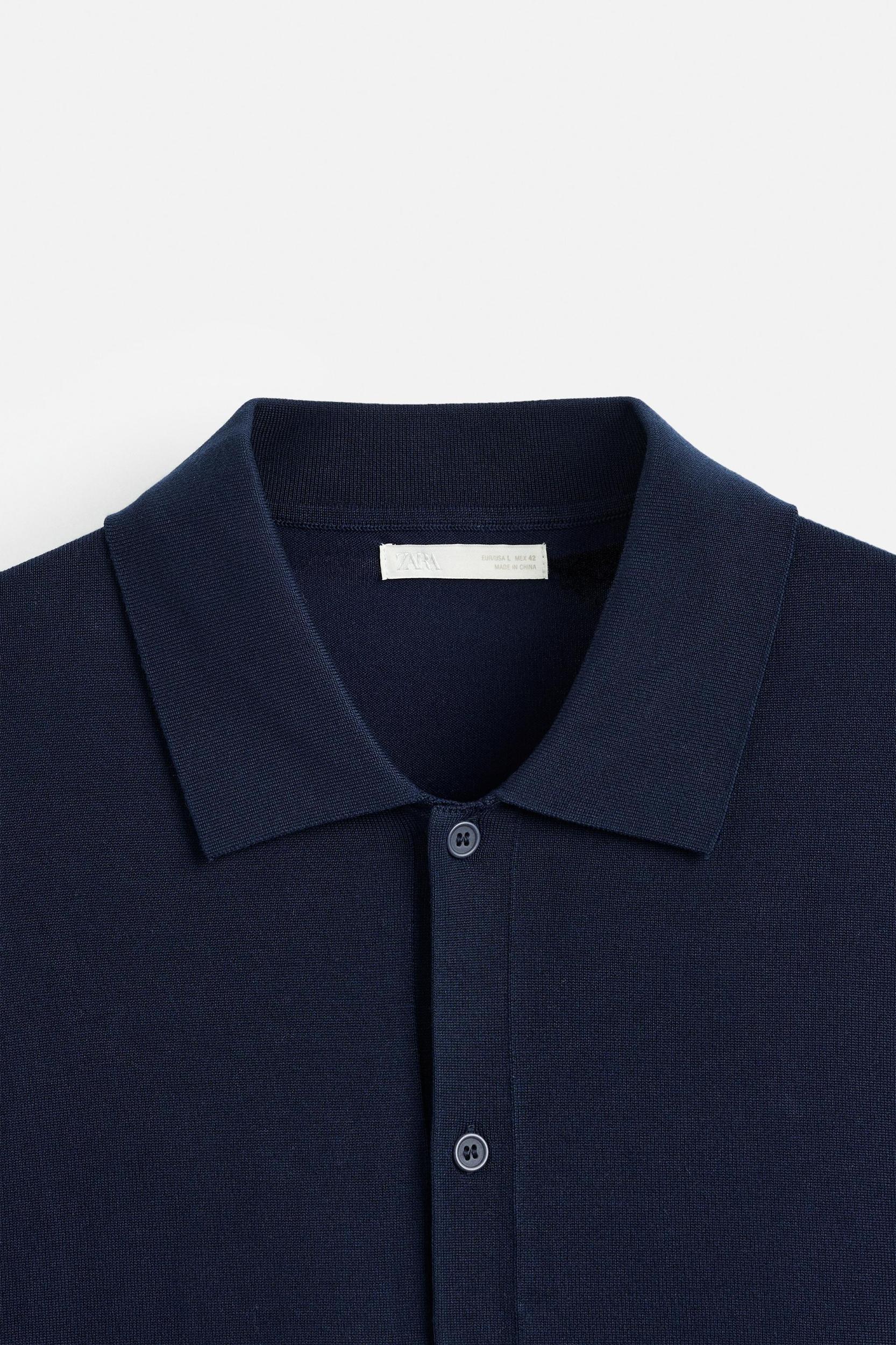 LYOCELL BLEND KNIT SHIRT Product Image