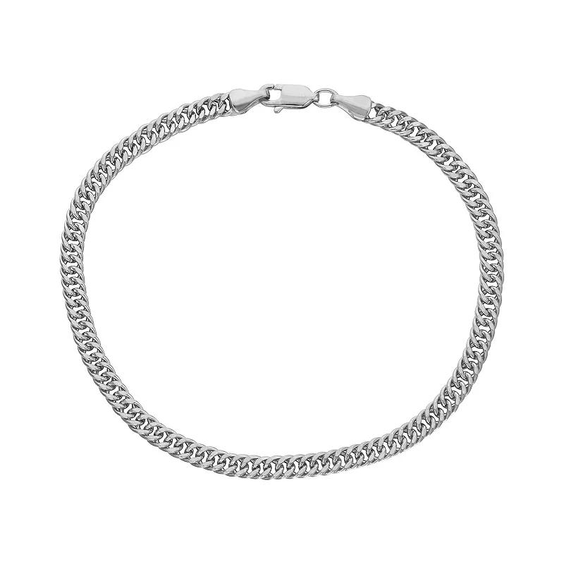 Jordan Blue Men's 10k Gold Miami Cuban Curb Chain Bracelet, Size: 8.5" Product Image