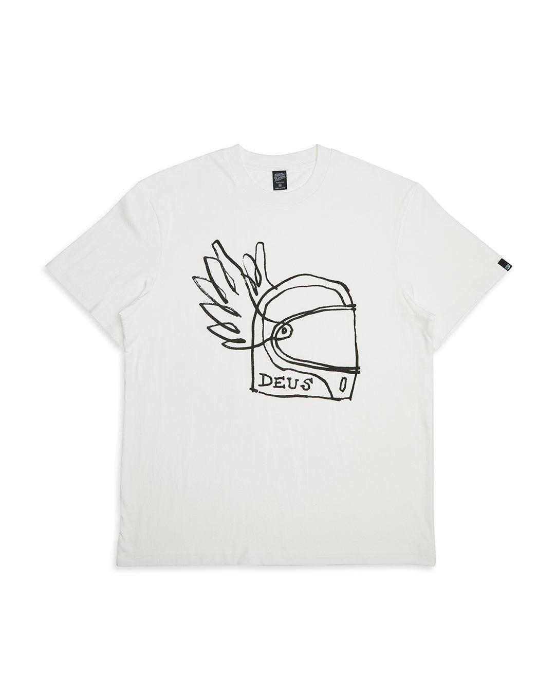 Helmet Tee - Vintage White Product Image