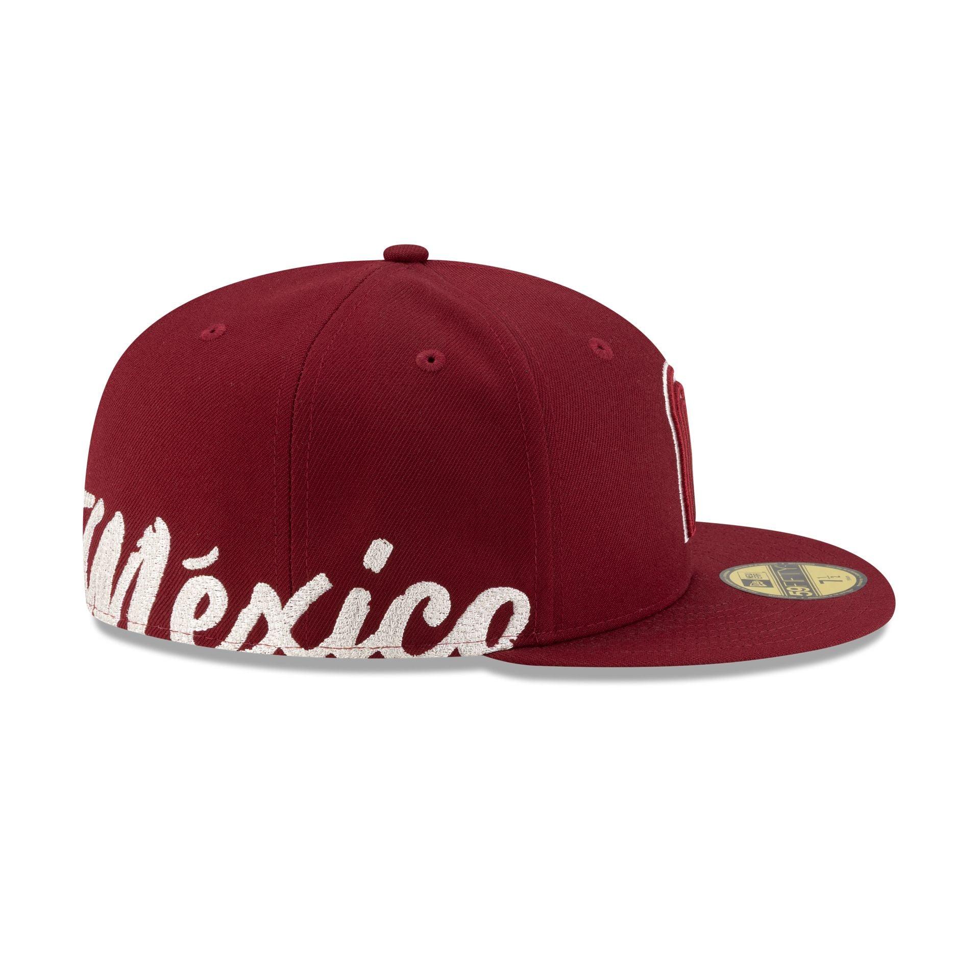 Mexico Baseball Maroon 59FIFTY Fitted Hat Male Product Image